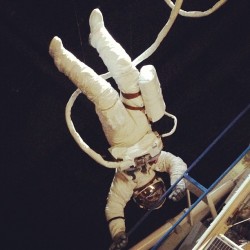 Oh just in space&hellip;.working! (at Space Center Houston)