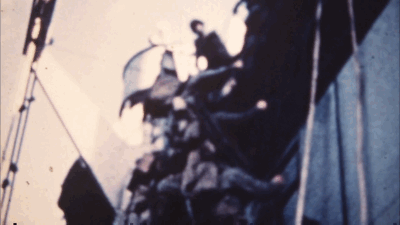 georgy-konstantinovich-zhukov:  The Marines hit the beaches at Iwo Jima. 