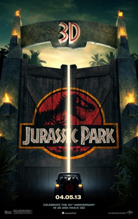 Jurassic Park 3D (2013).Teaser trailer for the original film. 