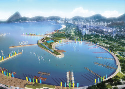 just-keep-rowing:  First glimpse of perhaps Olympic docking zone. Rio 2016.