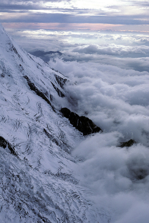 p1kachu:Evening on Mt Blanc