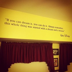 disneyforeverlives:  Every time I come home and see this, I feel the magic of #disney all around me. #myroom 