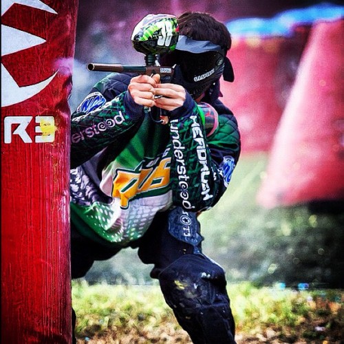 Porn Pics fightforsunday:  Tiger stance #paintball