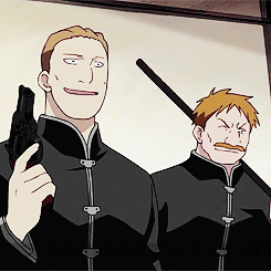 oyacubed:  “Don’t let your guard down just because he’s a kid!”  Fullmetal Alchemist: Brotherhood Ep. 3  