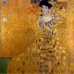 lonequixote:Portrait of Adele Bloch-Bauer, 1907 ~ Gustav Klimt