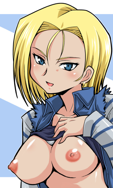 rule34andstuff:  Fictional Characters that I would “wreck”(provided they were non-fictional): Android 18(Dragon Ball Z). 