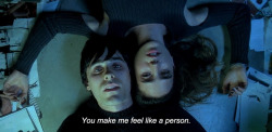 anamorphosis-and-isolate:  &ldquo;You make me feel like a person.&rdquo; 