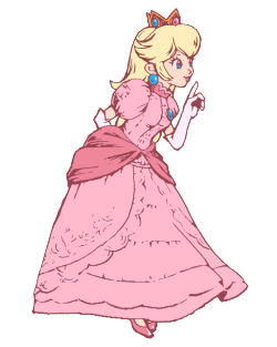  The full versions of the artwork used in Peach’s Final Smash in Super Smash Bros. Brawl. 