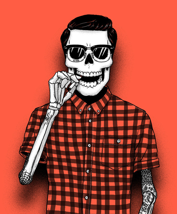 lacarpa:  Bones hypster Sebastien Cuypers  WOOW :)
