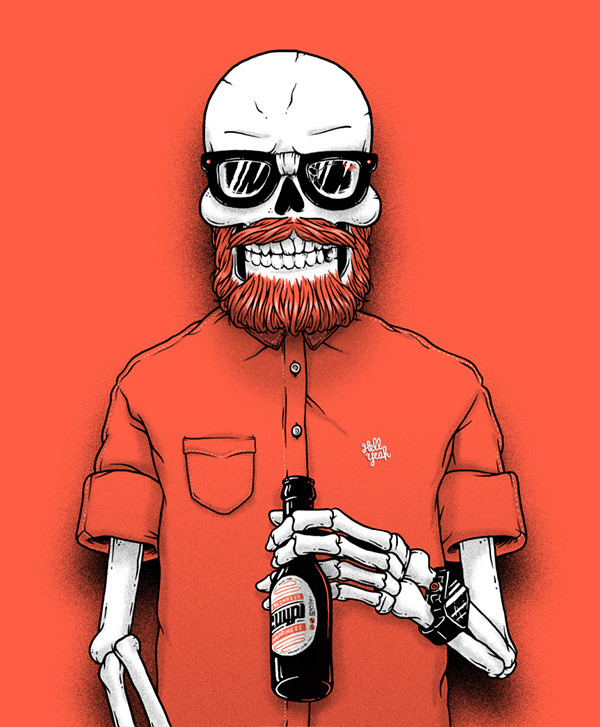 lacarpa:  Bones hypster Sebastien Cuypers  WOOW :)