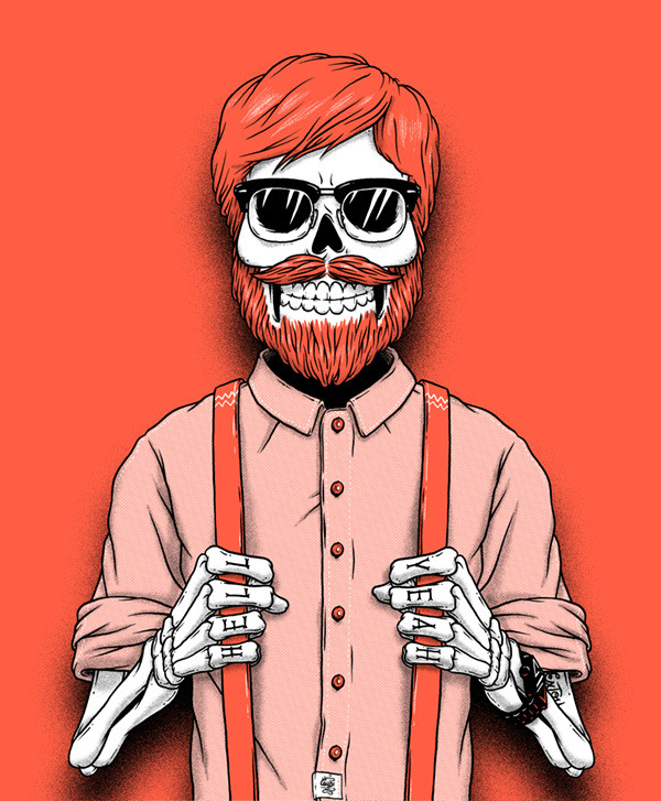 lacarpa:  Bones hypster Sebastien Cuypers  WOOW :)
