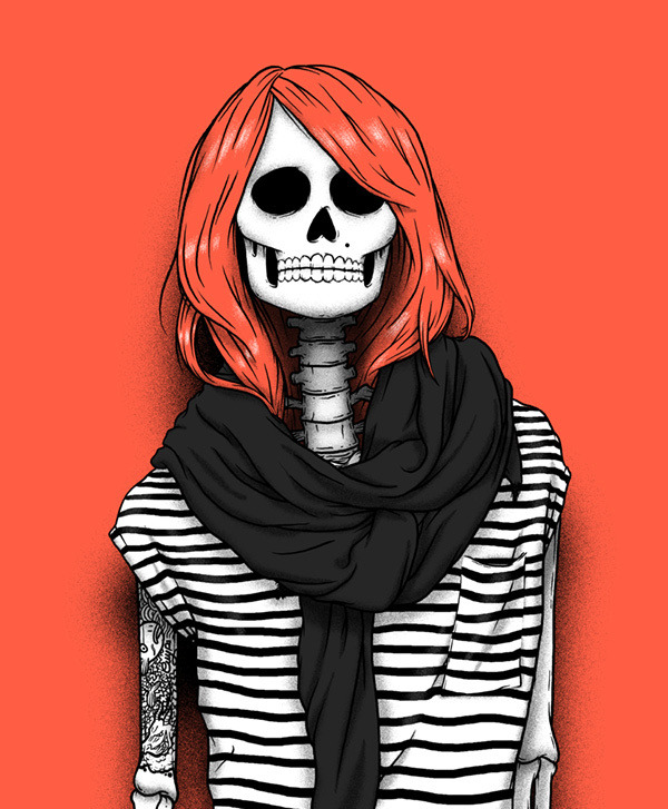 lacarpa:  Bones hypster Sebastien Cuypers  WOOW :)