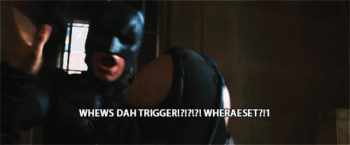 christianbaled:  Accurate Batman subtitles   Just watched it again tonight. This is true. I’m gonna rant about this movie sometime later.