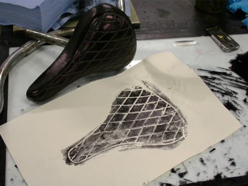 adrifts:  Typographical Poster Made With Bicycle Parts by Studio on Fire