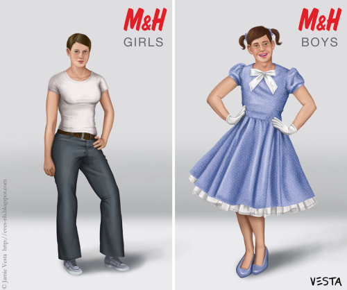 genderrolereversal:Girls and boys fashions