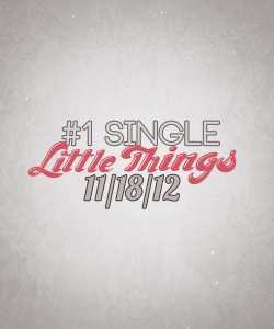 wraptop:  Little Things ↳ #1 UK Single  