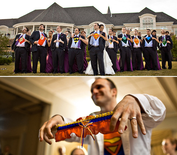 nerdygirllove:  Undercover super hero wedding  BEST