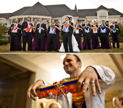 nerdygirllove:  Undercover super hero wedding