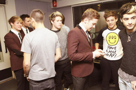 direct-news:  The boys at BBC Radio 1 today. 
