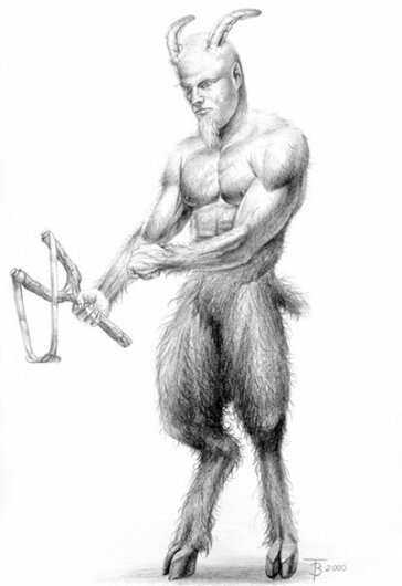 SATYR/FAUNES Origin: Greek Mythology Description: Satyrs were creatures who looked like men, but had