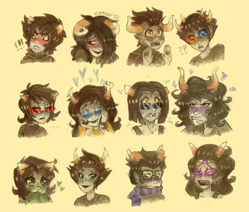 cancerlicious: trolls blushing because i dont draw trolls blushing enough