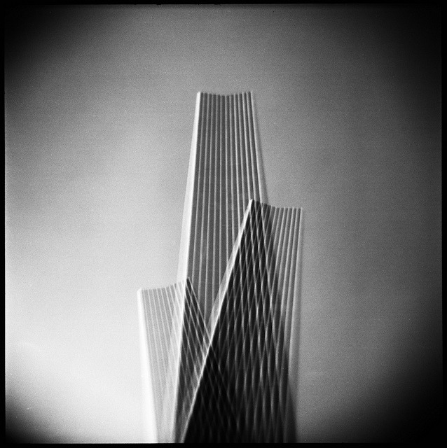 * on Flickr.
Holga, triple exposure on PanF
4 Minutes in D-76 at 68°