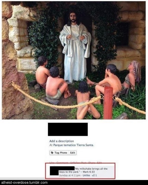 atheist-overdose:  Mark 6:33follow for the best atheist posts on tumblr