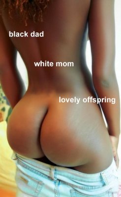 Analbeautifulandyummy:  Daughter Of Black Cock &Amp;Amp; White Pussy Is A Natural