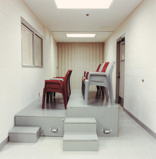 likeafieldmouse:  Lucinda Devlin - The Omega Suites (1991-98) “In 1991, Lucinda Devlin began photographing penitentiaries across the United States with the permission and cooperation of local authorities. She entitled the resulting series, completed