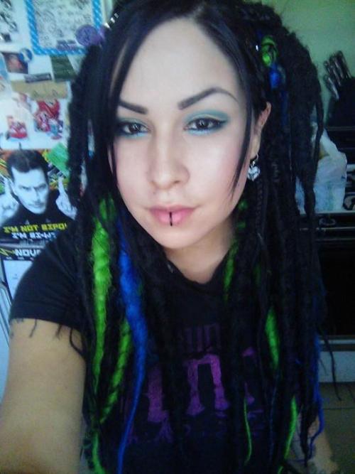 gravedollie666:  So Ive Changed up the hair, Finally! Hopefully ill be getting better Pics of it soon! ♥ But I def wanted to share! <3  www.facebook.com/Angelperezgravedollie twitter.com/Gravedollie666