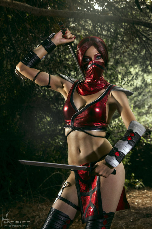 Porn Pics cosplaycreativity:  Skarlet - Mortal Kombat