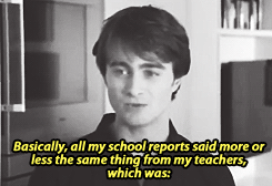 podalecki:  Dan: School wasn’t really a place I particularly enjoyed being (at). 