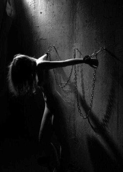 mind-of-kitty:  Confession of the day: One of my darkest, most forbidden fantasies is that of being a slave. More than once have I imagined myself standing on the auction block, being bid on and bought by a stranger. No safewords, no escape, no choice