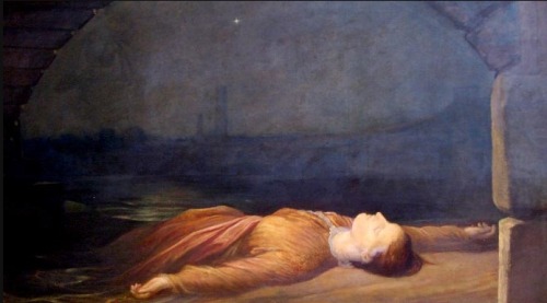 terrible-beguine:Found Drowned, George Frederick Watts, 1867