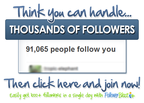 Are you ready to get some serious followers? The first step is to Reblog this so