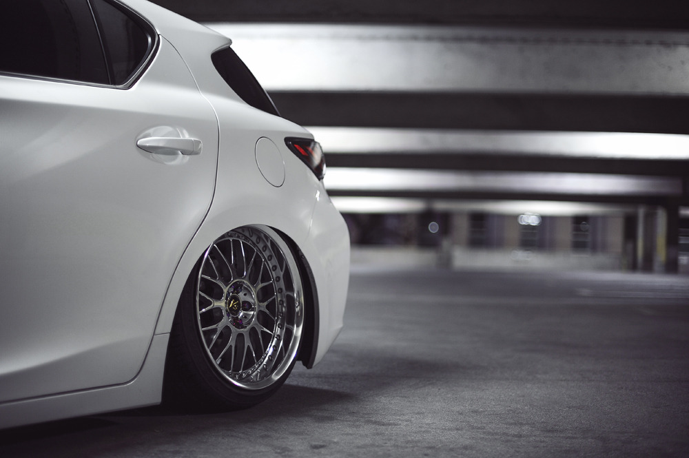 travisyoungphotography:  My feature on Grip-Set.com. Lexus CT200h on Work VS-XX.