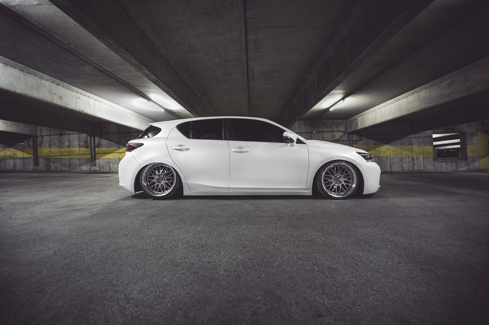 travisyoungphotography:  My feature on Grip-Set.com. Lexus CT200h on Work VS-XX.