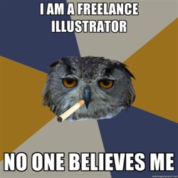 Fyeahartstudentowl:  And That Is Because The Word ‘Freelancer’ Has Been Abused