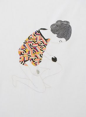 showslow:  Embroidery Illustrations by Jazmin Berakha | On Tumblr