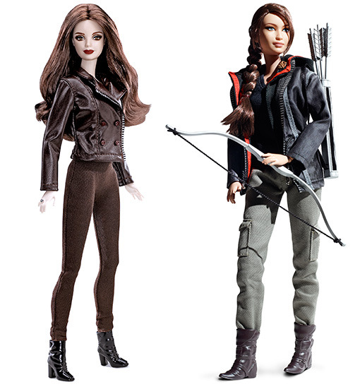 Vampire Bella Swan Barbie and Kickass Katniss Everdeen Barbie get into a fight. Who wins?
(We’ve got a feeling how you’re going to vote, but place your bets here anyway.)