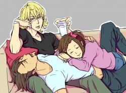 sumomori:   Cute, cute, cute! Family fluff! ❤