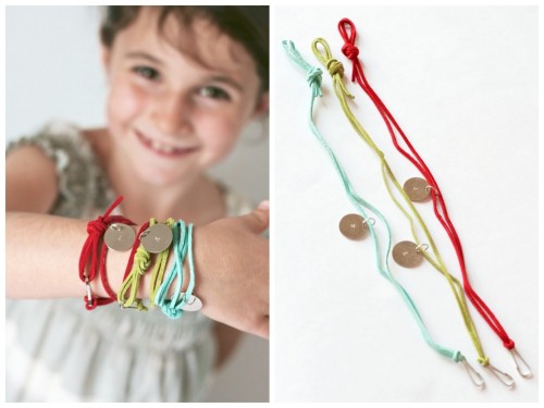 diychristmascrafts:DIY Easy Alphabet Stamped Suede Friendship Bracelets Tutorial from I Heart Nap Ti