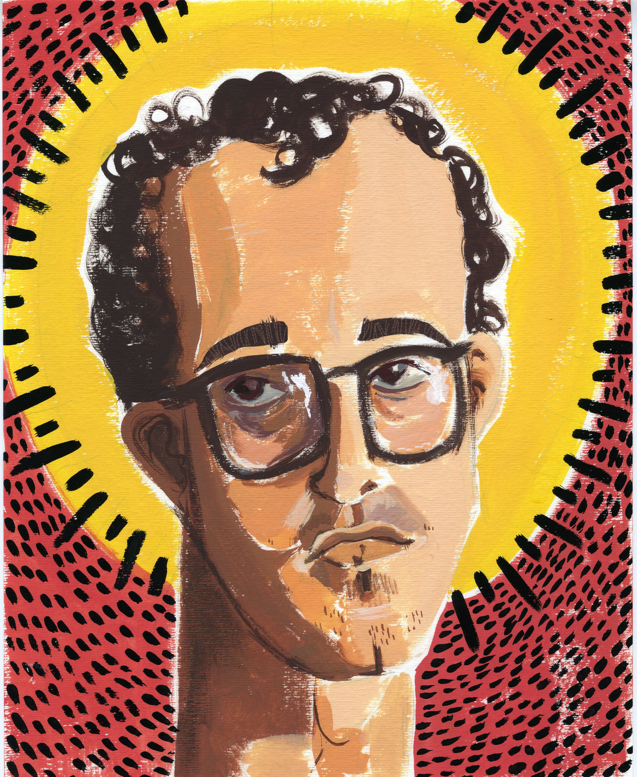 Challenge 24: Dinner Guests– Keith Haring
In college, I wrote a paper on Keith Haring’s spiritual, yet non-religious, work, and really felt, for the first time, that I found a person who had the same beliefs and viewpoint towards life. Haring was a...