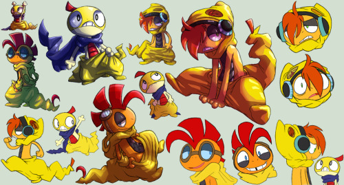 tophatdeerling:  Dygii’s pantslizards by ~supascrag This is old but I haphazardly found it again and hnnnnng <3 