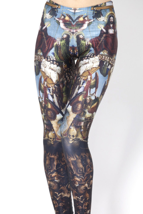 dolcheism:  cavetocanvas:  Art History Leggings from Black Milk  Sí, por favor. 