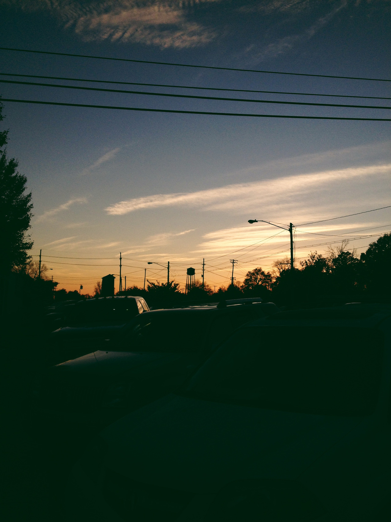 emergentpattern:  Sunset, Downtown Leland, MS