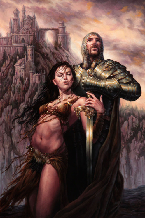 Arthur and Morgana by ~Michael-C-Hayes