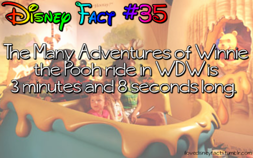 Disney Fact 35the Many Adventures Of Winnie The Pooh Ride In Wdw Is 3 Disney Fact 35the Many Adventures Of Winnie The Pooh Ride In Wdw Is 3