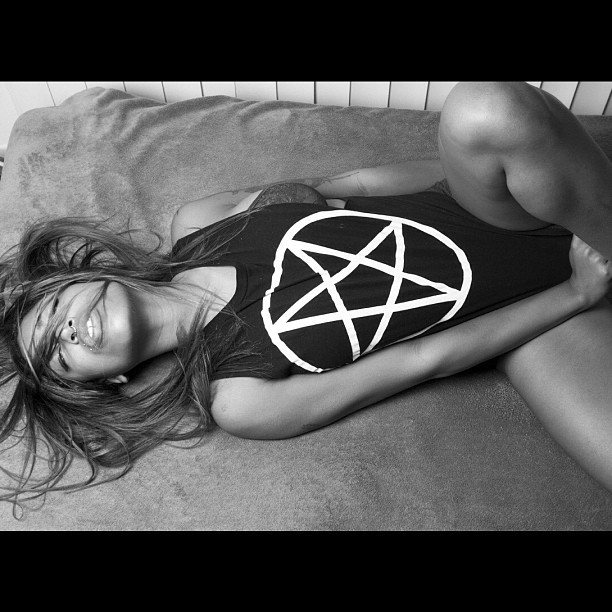 milloux:  milloux:  This is my #666th post on instagram. In my #NikkiLipStick shirt.