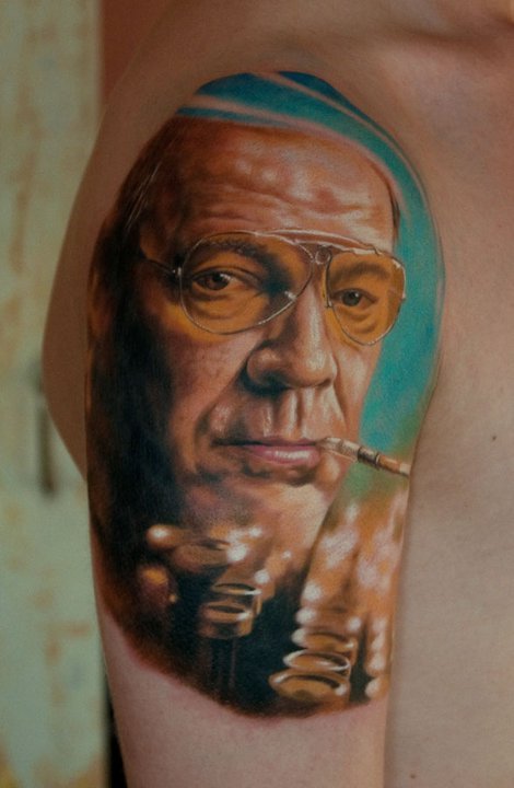 the-starlight-hotel:  Famous faces by Den Yakovlev   Down!